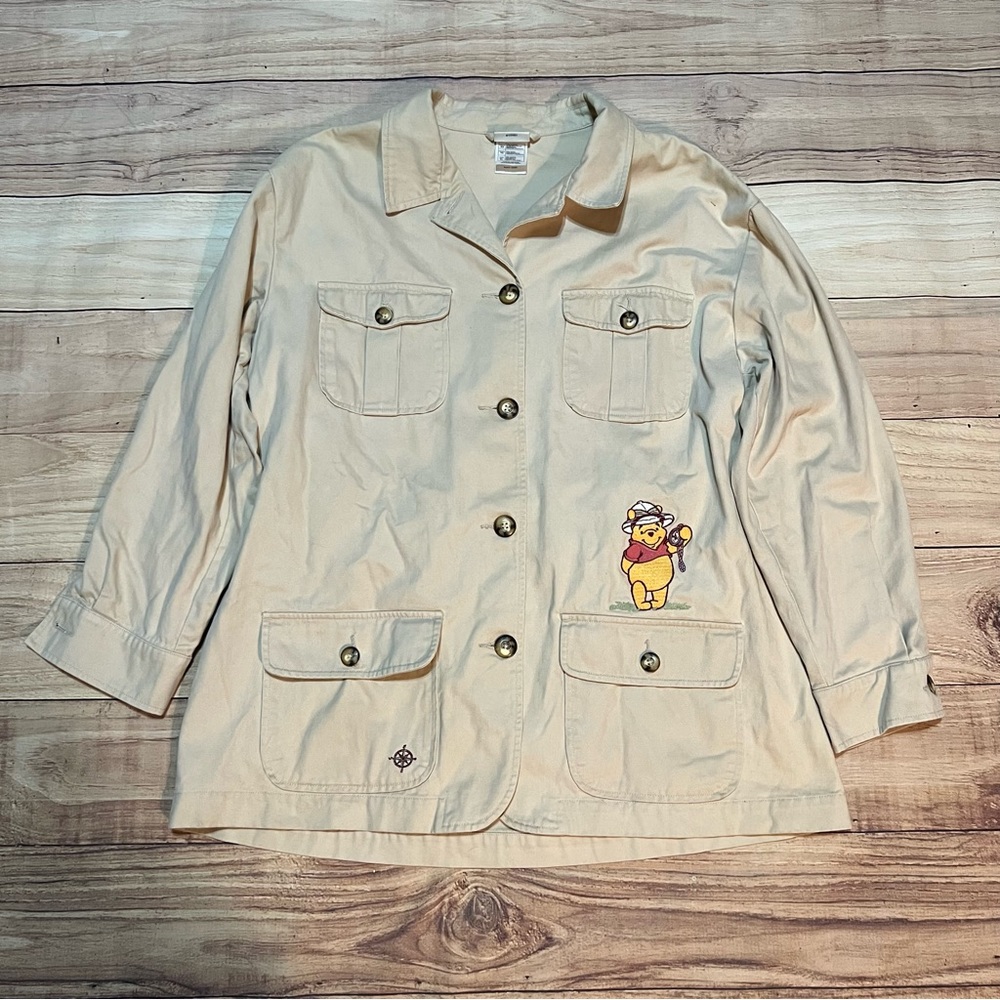 Vintage The Disney Store Khaki Safari Jacket Coat